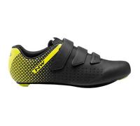 Chaussures de vélo Northwave Core 2 - Noir / Jaune Fluo - Respirantes - Pour Vélo sur Route Sec 46