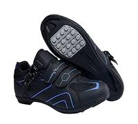 Chaussures de vélo pour homme et femme - Chaussures de course de vélo de montagne - Compatibles avec Look SPD SPD-SL Delta Lock Pedal - Chaussures de vélo de montagne compatibles avec les chaussures