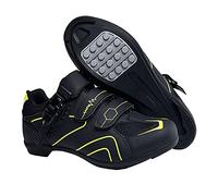 Chaussures de Vélo pour Homme et Femme - Compatibles avec Look SPD, SPD-SL, Delta Lock Pedal - Chaussures d'Équitation, VTT et Course