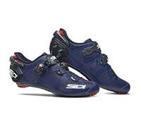 Chaussures de vélo Sidi Homme Wire 2 Matt Carbon - Bleu Mat et Noir - Respirant 39