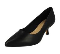 Chaussures De Ville En Cuir À Talons Mi-Bas Pour Femmes Clarks Violet55 Rae