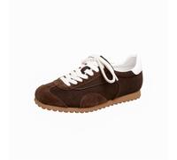 Chaussures de Ville Plates pour Femmes Baskets polyvalentes décontractées Chaussures Basses à Lacer pour Marcher légères antidérapantes seules pour se réveiller