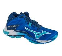 Chaussures de Volleyball - MIZUNO - Wave Lightning Z8 Mid - Couleur Bleue - Taille 42,5 EU - Pour Homme