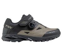 Chaussures de vtt northwave spider plus 3 beige noir homme
