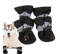 Chaussures d'eau pour chiens, bottes de pluie pour chiens et protections de pattes pour chaussée chaude, protection douce pour pattes de chien, bottes respirantes avec cordon réglable