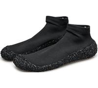 Chaussures d'eau Unisexe Chaussette Aqua Chaussures Skinners Natation Sneakers Yoga Minimaliste Sports de Plage Pieds Nus Ultra Portable Léger Run Chaussures-Black||38