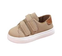 Chaussures d'école à bout large pour garçons et filles - Baskets de course à pied pour enfants - Chaussures de marche faciles à attacher - Chaussures de sport, de randonnée, de jogging, de football