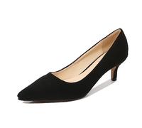 Chaussures Decolte Femmes Talon Bas Élégant Bout Fermé Chaussures à Talons Femme d'Été de la Mode Chaussures Femme d'Été Confortable Chaussures de Soirée Femmes Élégantes Talons Aiguilles, Noir , 45