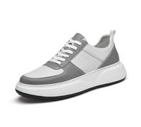 Chaussures décontractées avec Semelles intérieures épaisses et Talon compensé. Blanches pour Un Usage Quotidien. Confortables Quotidien. Sensations Agréables à Chaque Marche