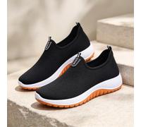 Chaussures décontractées confortables en maille tricotée pour homme - Chaussures plates légères, antidérapantes, mocassins pratiques à enfiler, une alternative élégante au quotidien pour les hommes