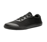Chaussures Décontractées en Cuir avec Bracelet de Couleur Unie pour Hommes et Femmes Style Couple Chaussures Casual Pieds Nus Grande Taille Sportive Large pour Dernière, Noir , 38 EU