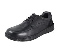 Chaussures Décontractées En Cuir Hush Puppies Homme Franklin Lacet - Noir/Tan