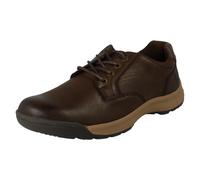 Homme Hush Puppies - Vinson Lace Noir / Marron Chaussures Décontractées à Lacets