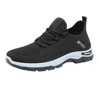 Chaussures décontractées en maille pour homme Printemps Été et Automne Fly Tissé Respirant Chaussures décontractées Chaussures en maille légère Chaussures de marche Sports Chaussures décontractées