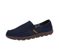 Chaussures décontractées en toile, respirantes, confortables, mocassins bas, élégants, légers et à la mode, à porter tous les jours., bleu, 43 EU