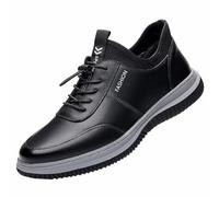 Chaussures décontractées Oxford pour homme - Respirantes - Douces - Confortables - Antidérapantes - Chaussures de marche - Chaussures d'entraînement, Noir , 42 EU