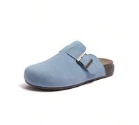 Chaussures décontractées pour femmes, chaussures de sport toutes saisons à semelle épaisse, Birkenstocks décontractées polyvalentes et moelleuses, mules épaisses Chaleur : Nos chaussures sont doublées