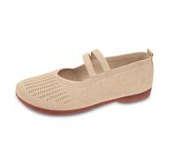 Chaussures décontractées pour femmes Confortables Légères À enfiler Conception en maille respirante Idéales pour un usage quotidien Parfaites pour le printemps et l'été Rehaussez votre (Beige, 38)