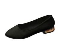Chaussures décontractées pour Femmes pour Le Travail, Les et Les Loisirs. Modèle Confortable à Enfiler avec Bout fermé et Talon Bloc pour Une Utilisation Toute l'année. Joie de Vivre en Mocassin