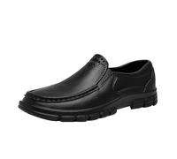 Chaussures décontractées pour homme - Chaussures décontractées - Mocassins confortables - Mocassins - Légères et douces - Pour le travail, le bureau - Respirantes, Noir , 46 EU