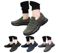 Chaussures décontractées pour homme - Mocassins confortables à enfiler - Semelle souple - Légères et respirantes - Pour un usage quotidien, bleu, 41 1/3 EU
