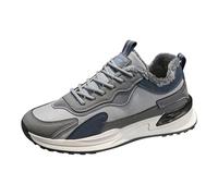 Chaussures décontractées pour homme Printemps et Automne Hiver Plus Velours Chaud Vêtements de Travail Course Alpinisme Randonnée Sports Bottes Chaussures et Bottes pour Homme, gris, 41 1/3 EU