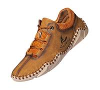 Chaussures décontractées pour Hommes, Mocassins en Cuir Souple, Chaussures de Marche Plates et Confortables pour Un Usage Quotidien avec Semelle antidérapante Basket Homme # 64