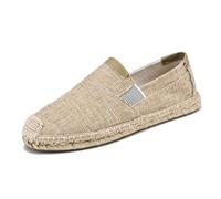 Chaussures décontractées pour Hommes, Tendance en Lin Respirant, élégantes, Espadrilles, Chaussures de pêcheur pour Un Usage Quotidien Harmonie pour Tes Mouvements Quotidiens