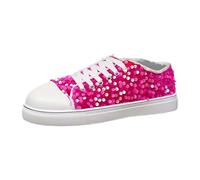 Chaussures décontractées Tendance à Paillettes, Plates Basses à Lacets, Confortables pour la Marche Quotidien Respire avec Toi à Chaque Enjambée