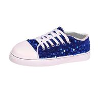 Chaussures décontractées Tendance à Paillettes, Plates Basses à Lacets, Confortables pour la Marche Quotidien Respire avec Toi à Chaque Enjambée