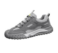 Chaussures d'escalade pour homme - Semelle en caoutchouc - Respirantes - Coupe extra large - Chaussures de course à pied basses - Légères et tendance - Semelle en caoutchouc - Chaussures de randonnée