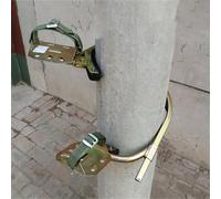 Chaussures d'escalade réutilisables pour poteaux électriques avec pointes antidérapantes, boucle de pied d'électricien pour lampadaire et colonne en béton, éperons d'escalade d'arbre (350 mm