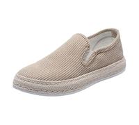 Chaussures D'éTé à Enfiler pour Homme,Mens Slip on Canvas Flat,Espadrilles Plates De Couleur Unie,LéGèRes Et Flexibles,Convient à La Cour,à La Marche,Etc