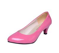 Chaussures d'été élégantes pour femme avec talon haut - Sandales de danse sexy avec point de pivot - Chaussures orthopédiques élégantes - Chaussures légères pour les fêtes, Rose, 42 EU