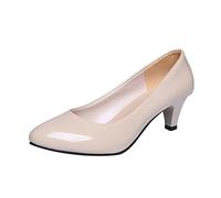 Chaussures d'été élégantes pour femme avec talon haut - Sandales de danse sexy avec point de pivot - Chaussures orthopédiques élégantes - Chaussures légères pour les fêtes, beige, 40 EU