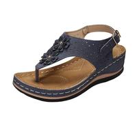 Chaussures D'éTé Femme, Sandales CompenséEs à Semelles éPaisses, Sandales à Bout Ouvert Tendance Pour Corriger La Forme Du Pied, Chaussures D’éTé Confortables à Talons CompenséS.