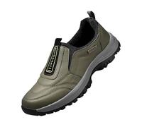 Chaussures d'été légères pour homme - Chaussures de trekking et de randonnée pour homme - Chaussures de loisirs larges - Chaussures orthopédiques à enfiler - Sans lacets - Chaussures d'extérieur