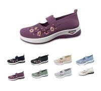 Chaussures d'été pour femme - Baskets orthopédiques - Chaussures pieds nus - Chaussures de marche - Chaussures de travail plates - Confortables - Chaussures de sport d'été - Chaussures de sport pour