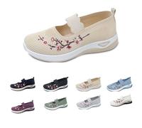 Chaussures d'été pour femme - Baskets orthopédiques - Chaussures pieds nus - Chaussures de marche - Chaussures de travail plates - Confortables - Chaussures de sport d'été - Chaussures de sport pour