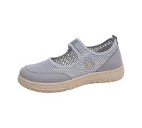 Chaussures d'été pour femme - Chaussures de marche à enfiler - Respirantes - Sans lacets - Chaussures d'extérieur à enfiler - Chaussures de randonnée - Antidérapantes - En maille - Chaussures de