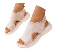 Chaussures d'été pour femme confortables et avec semelle souple - Sandales de trekking décontractées - Sandales à plateforme légères - Sandales d'eau élégantes - Chaussures d'été ouvertes - Sandales