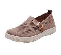 Chaussures D'Été Respirantes Femme Bottes Ajustable par Scratch Chaussure À Enfiler De Marche Basket À Plateforme avec Maille Sneakers Confortables Smash De La Mode Chaussures Running