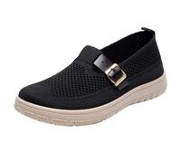 Chaussures D'Été Respirantes Femme Bottes Ajustable par Scratch Chaussure À Enfiler De Marche Basket À Plateforme avec Maille Sneakers Confortables Smash De La Mode Chaussures Running