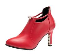 Chaussures d'été respirantes pour femme - Chaussures décontractées unisexes - Chaussures de travail légères - Chaussures de travail sportives respirantes - Chaussures de neuropathie pour femme, Rouge