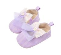 Chaussures d'éveil pour bébé - Chaussures d'apprentissage - Bowknot - Pour fille - En cuir souple - Chaussures d'apprentissage - Antidérapantes - Chaussures de marche - Chaussures d'été