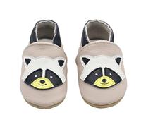 Chaussures d'éveil pour bébé fille et garçon - Chaussons en cuir souple avec semelles en daim - Unisexe - En cuir souple - Antidérapantes