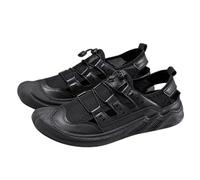 Chaussures d'extérieur d'été pour hommes : chaussures de plage respirantes chaussures d'été avec lacets chaussures de sport légères chaussures de travail résistantes à l'abrasion chaussures