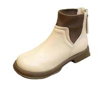 Chaussures d'hiver à lacets - Bottes de neige légères et antidérapantes - Bottes hautes pour femme - Pour la randonnée, le travail, le camping - Bottes d'hiver pour femme - Imperméables - Doublées et