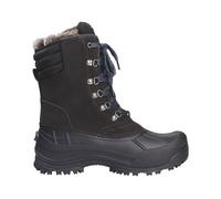 Chaussures d'hiver CMP Kinos WP pour homme en cuir noir à lacets - Basse - Plat 43