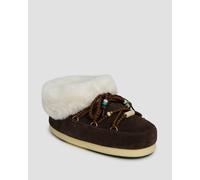 Chaussures D'hiver Marron Pour Femmes Moon Boot Resort Evx Mule Suede Beads 80d1470040-ml01